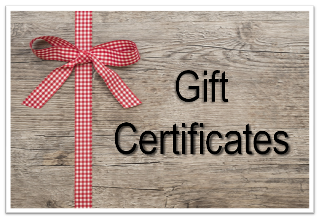 Gift Certificates